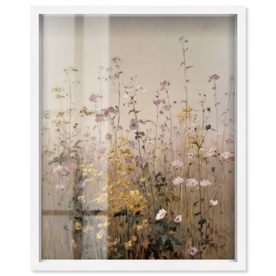 «Wildflower Field Farmhouse Art Shadowbox» par Art Remedy