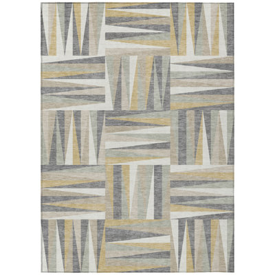 Tapis intérieur / extérieur brun Azura 