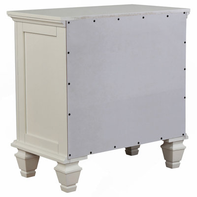 Rocco Cream White 4-piece Queen Bedroom Set