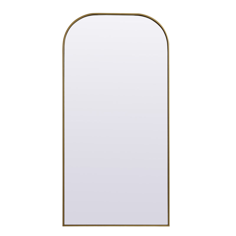Miroir mural Sabine, 66 po x 35 po, Laiton