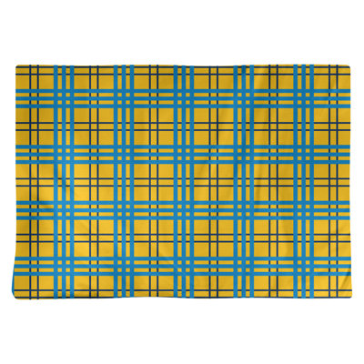Polyester Plaid Rectangle Placemat