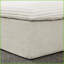 Canapé modulaire en chenille de 142 po en forme de U minimaliste moderne - Chaise en forme de nuage, sans assemblage | Beige | Dossier rembourré | Chenille