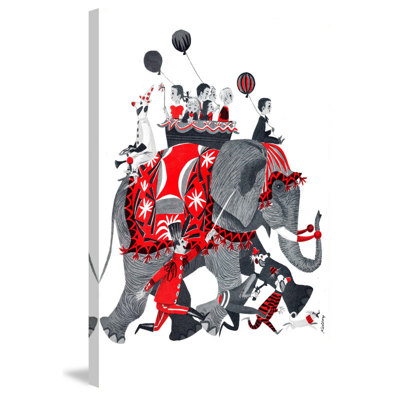 «Circus», reproduction sur toile tendue, H 18 po x l 12 po