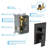Topcraft 10-Inch Ceiling Mount Square Shower System With Rough-In Valve-114861672