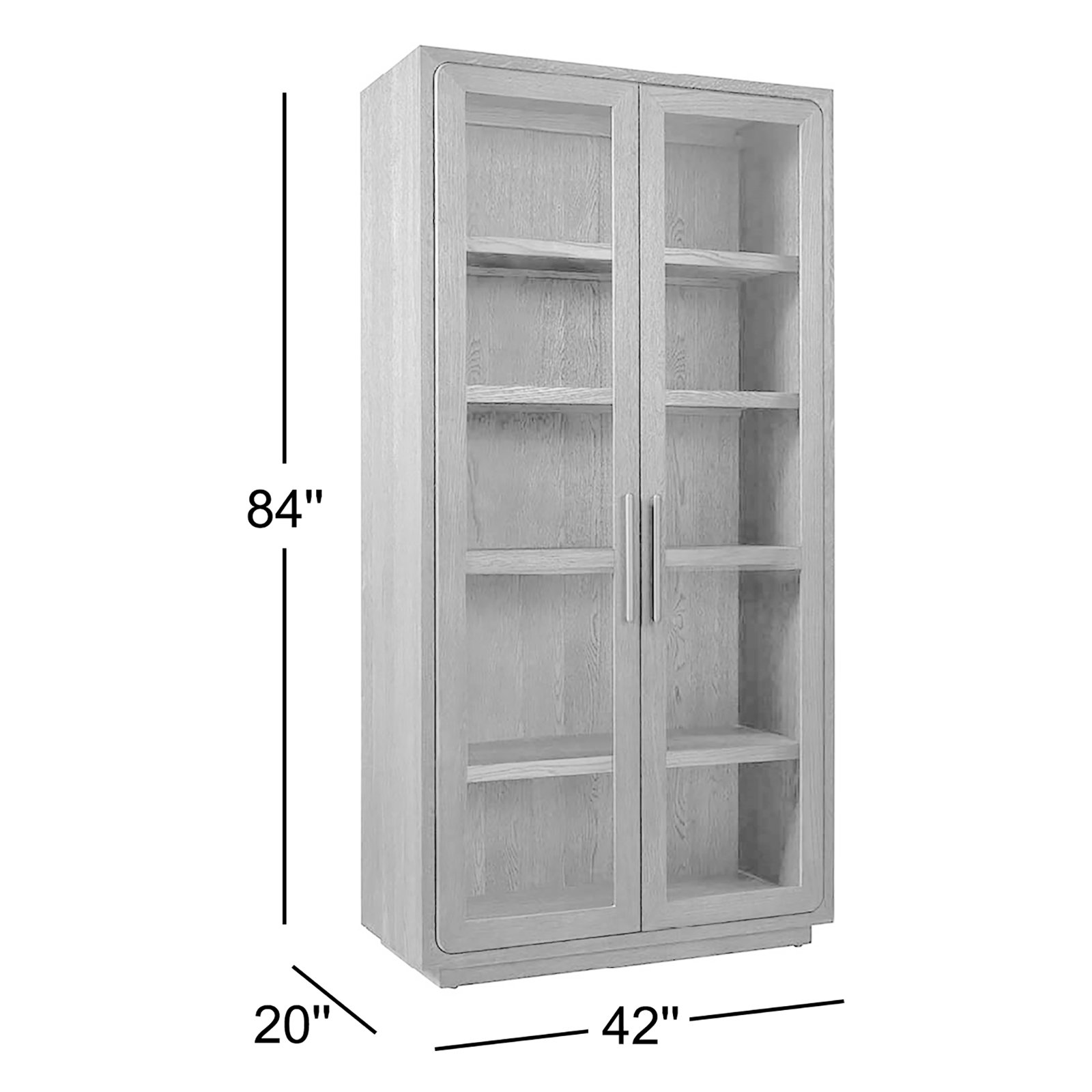 Modern Dining Cabinet, Brown