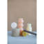 Caridad Pleated Taper Candles Unscented in Box, Set of 12-1549562662