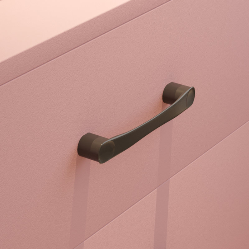 20'' 2-Drawer Nightstand, Pink