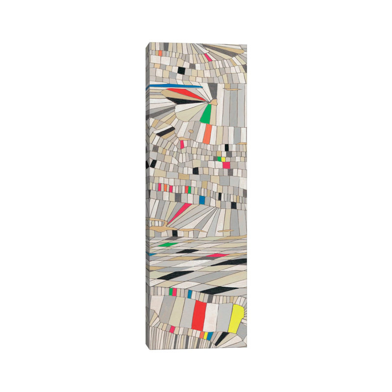 Hi-Fi Grain II by Nikki Galapon - Wrapped Canvas Panoramic Gallery-Wrapped Canvas Giclée, 30.48 cm H x 91.44 cm W x 1.91 cm D