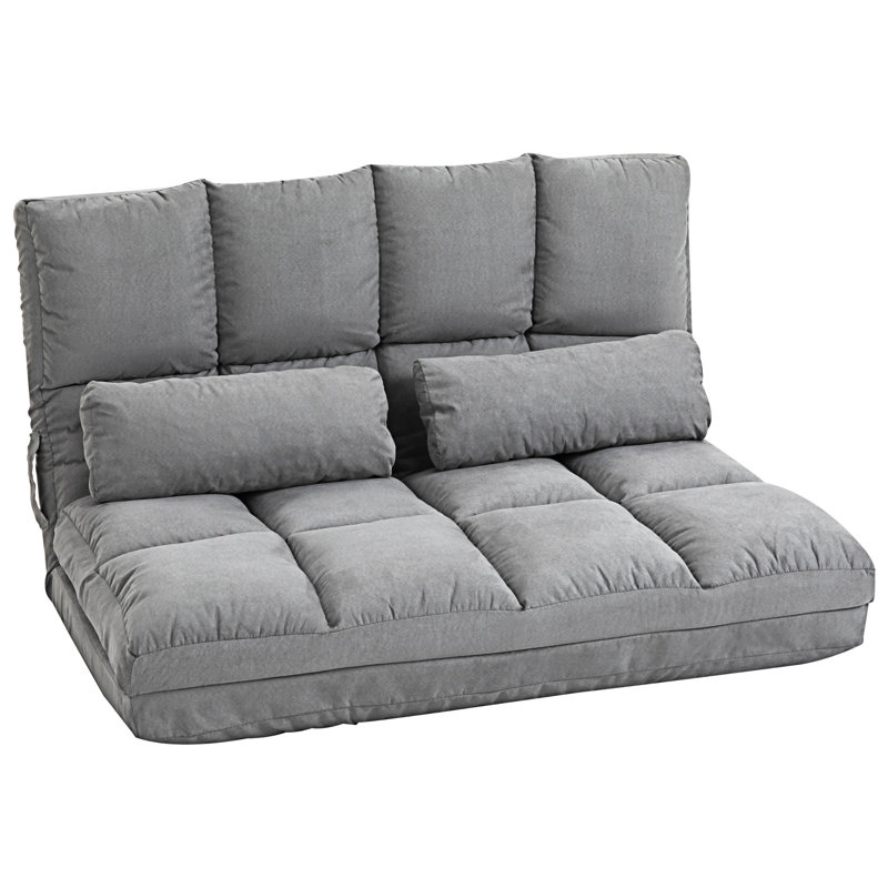 Fauteuil convertible, H 23,5 po x l 40,3 po x P 28,8 po, Gris clair