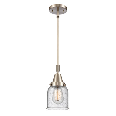 Luminaire suspendu en forme de cloche à 1 lumière Adhafera
