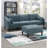 5Pcs Modular Sectional , Mineral Color, Cushions, 2X One Arm Chairs, 93"X33"X31", Wood Leg Couch 5Pcs, Classic Design, 33"X33"X31-1051487424