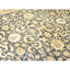 Tapis noir et ivoire de haute qualité noué à la main