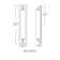 Gatsby 1 - Light LED Flush Mounted Sconce