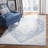 Cyrilmagnin Hand-Tufted Ivory/Blue Wool and Cotton Rug-1039427599
