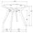 Flynn Brown 48-inch Dining Table