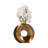 Ivy Bronx Bronze Belvine, Metal Cut-Out Vase-649218027