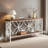 Stylish Coffee Table,Nordic Style Sofa Table,2-Tier Console Table