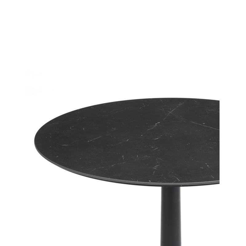 Antonio Citterio Multiplo Round Outdoor Black Marble Table