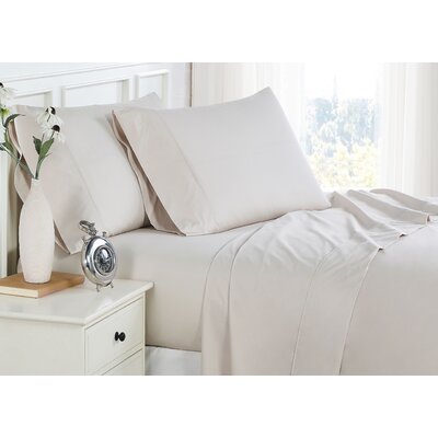 Curtia 300 Thread Count 100% Cotton Percale Sheet Set -  SouthShore Fine Linens, BY-300PCL-SS-BON-CK