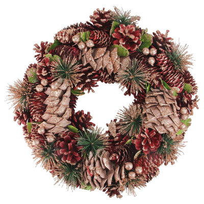 Couronne de Noël artificielle 13,75 po Fandango