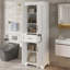 Armoire de rangement moderne avec 4 portes, 1 tiroir, conception peu encombrante