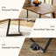 Metal Base Dining Table
