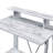Nypho Antique White & Black Finish Writing Desk With USB Charging And Ample Storage, Perfect For Modern Home Offices.