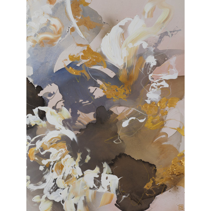 Drops Of Sunshine Print by Novi Lim, 33" H x 25" W, Black Framed Canvas
