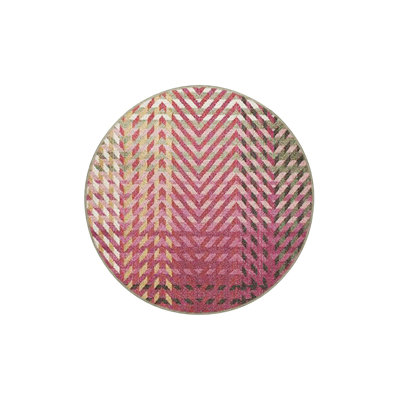 Pink Themed Multicolor Geometric Patterned Creative Modern Decorative Machine Washable Rug