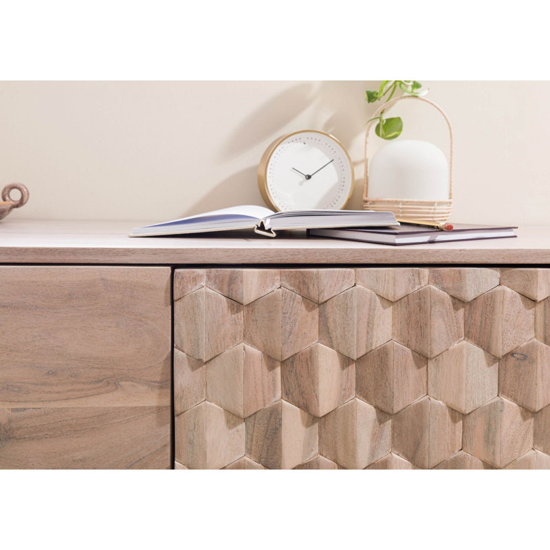 Mosayk 180cm Solid Wood Sideboard