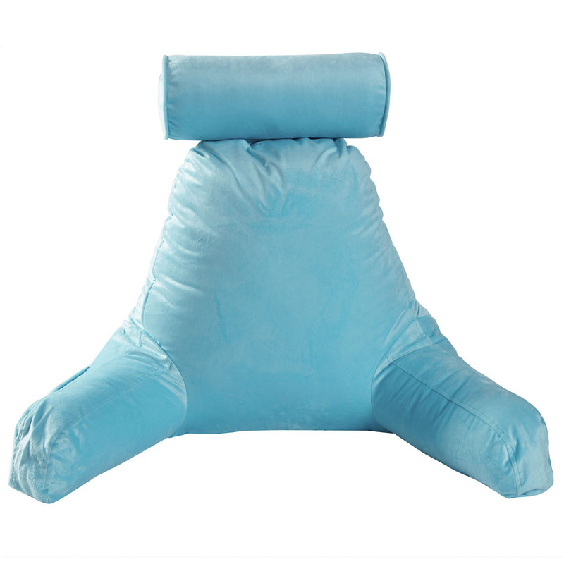 Sky Blue Microfiber TV and Reading Pillowcase Set
