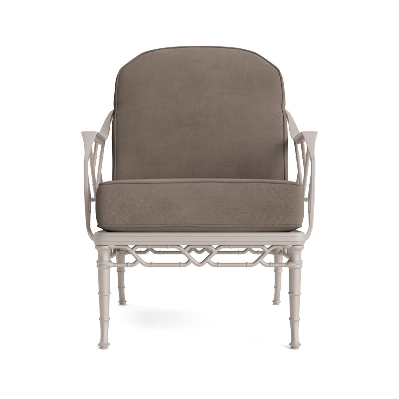 Calcutta Outdoor Lounge Chair, Fusion Charcoal, Dove Smooth