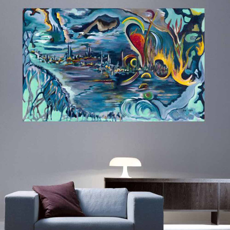 Adhésif décoratif Yosi Amir, H 44,5 po x l 72 po
