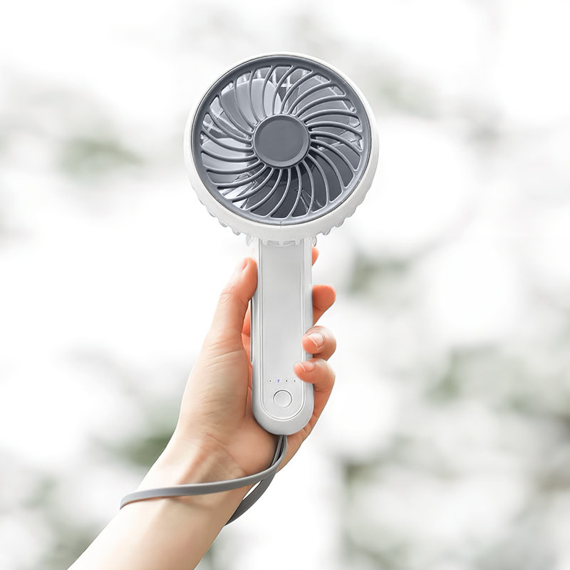 Handheld Mini Fan, Foldable USB Rechargeable Small Pocket Fan, Battery Operated Cooling Fan Cooler
