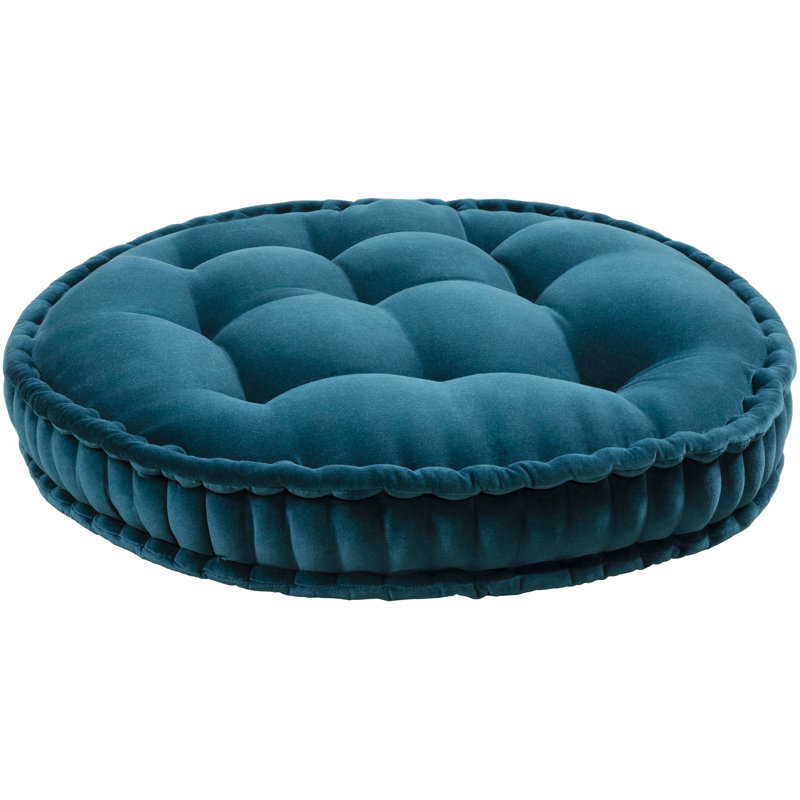 Vanleer Solid Colour Down Throw Pillow, Teal