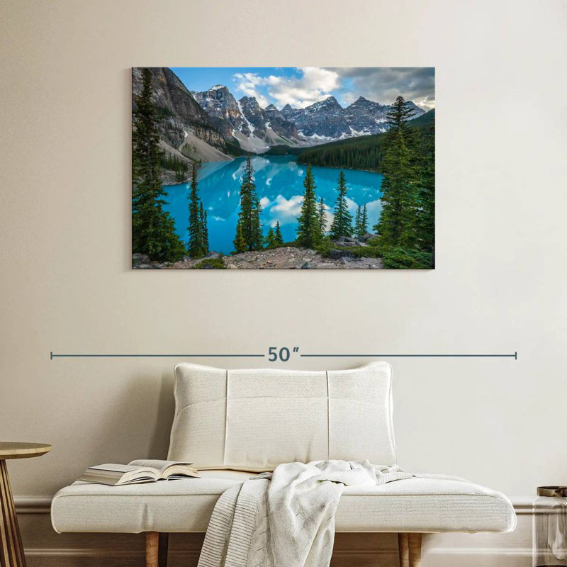 Alvord Scenic Moraine Lakeside Mountains, H 26 po x l 39 po