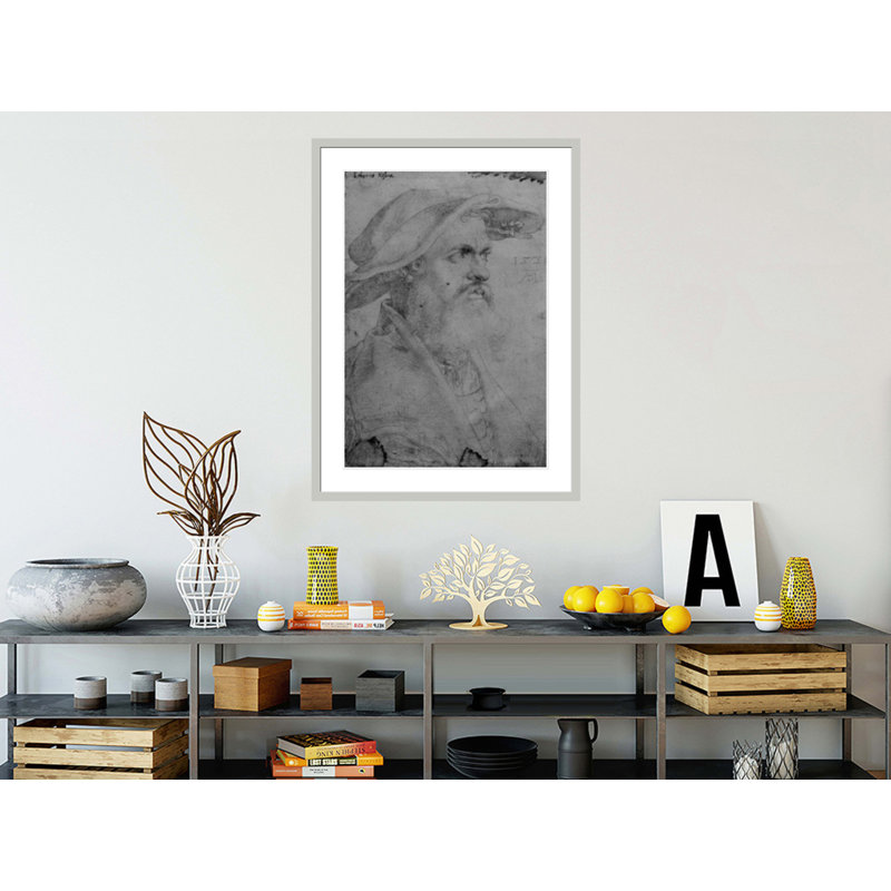 Helius Eobanus Hessus par Albrecht Dürer, impression giclée encadrée, H 29,5 po x l 22,17 po