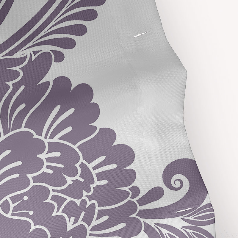Rideau de douche Flower Flourish, Mauve