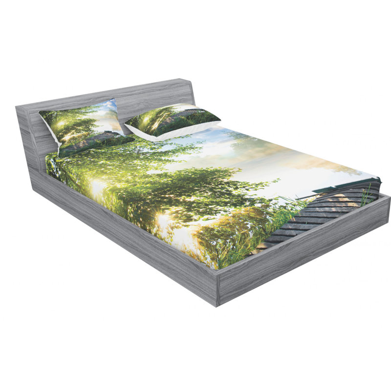Microfiber Sheet Set, Full Sheet Set with Fitted Sheet