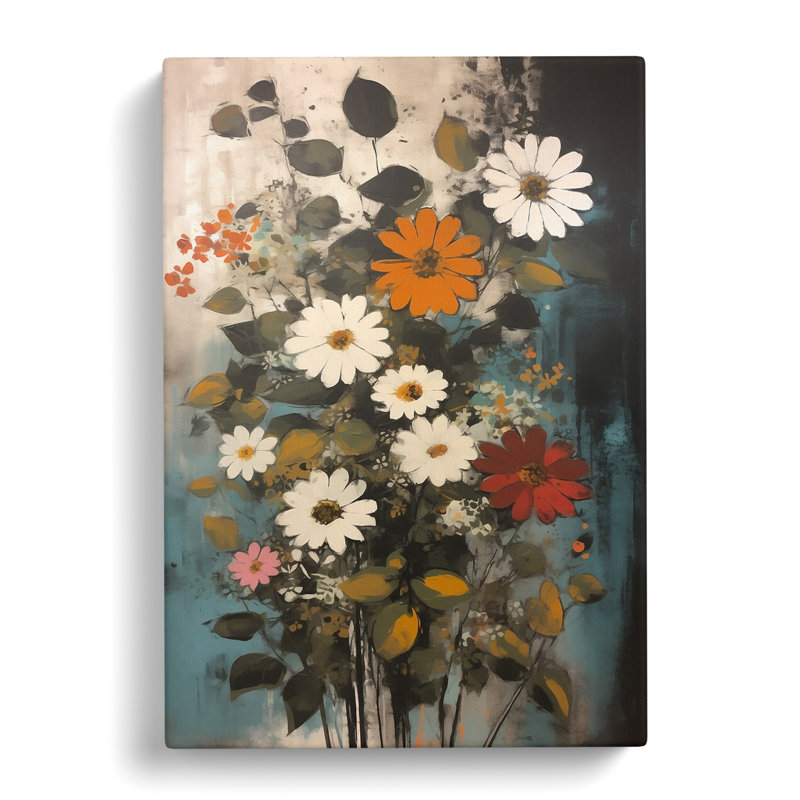 Ashlie Flowers Mid Century Style Vol.1 - Wrapped Canvas, 76cm H x 50cm W x 3cm D