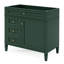 Meuble-lavabo 36 po, rangement moderne avec 2 tiroirs et tiroir basculant. Structure en bois massif. Gris. Glissières de tiroir en métal lisse de 33 po H x 18 po, amplement d'espace de rangement. Conception exquise. Assemblage facile-1767790308-1767790311