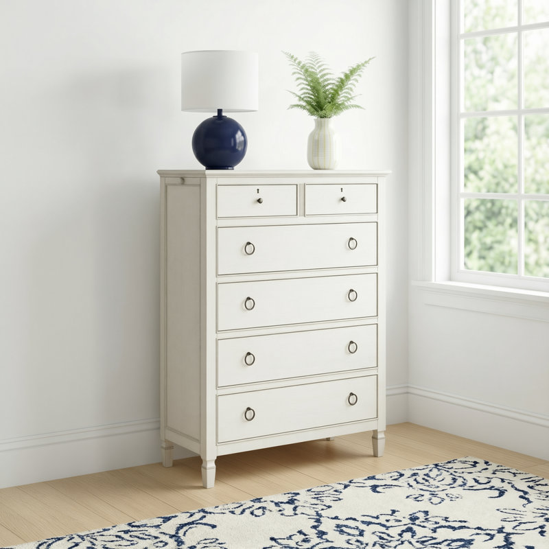 Mahler 42'' W 6 - Drawer Dresser, White