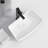 PLUSTEEL 15'' Ceramic Rectangular Vessel Bathroom Sink