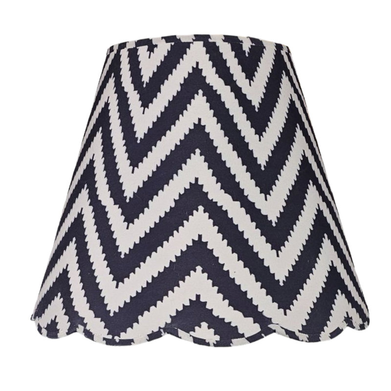Abat-jour empire en tissu 10 "H