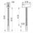 Harrison All-in-One, Medium, Plastic, Mailbox and Post Combo, Bronze