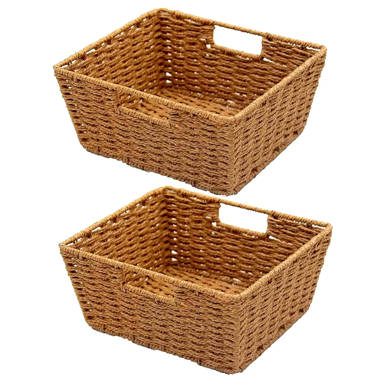 Dotted Line™ Paulownia Wood Basket