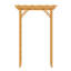 Treillis en bois massif brun et arche de mariage pour la décoration de jardin de Noël - 22,13 lb, 57 po de profondeur, 22 de largeur, 85 de hauteur de réglage, lb