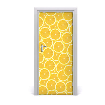 Lemon Door Decal