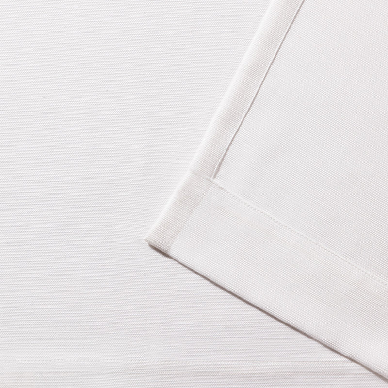 Breanna Semi Sheer Curtain Pair, White, 54" W x 84" L