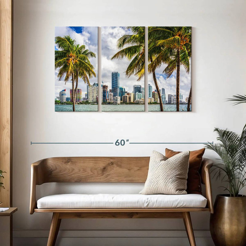 Kavia Tropical Downtown Miami, H 28 po x l 45 po